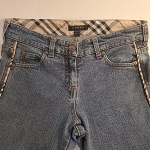Burberry London Nova Check Straight-leg Jeans